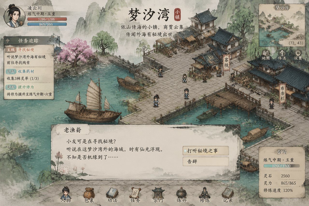 谪仙索欢录 实机画面 演示图 2